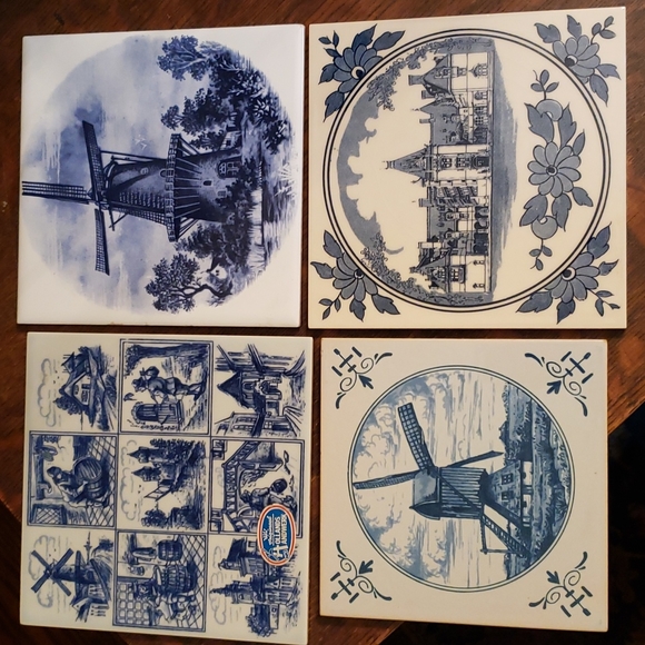 Holland Other - Delft blue tiles hand painted Holland